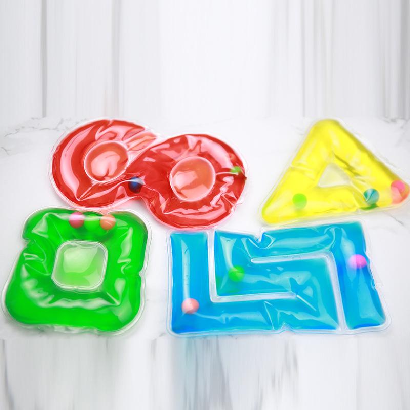 Summer Novelty Stress Relief Toy Water Bag Squeeze Gold Dust Water Strip Party Game Left Restless Antistress Girl Toy