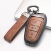 Сплав цинка Натуральная кожа Подходит для Peugeot 2008 3008 4008 5008 308 408 508 Citroen C5 C4 C4L C6 C3-Xr Picasso Grand Ds3 Чехол-футляр для брелока авто