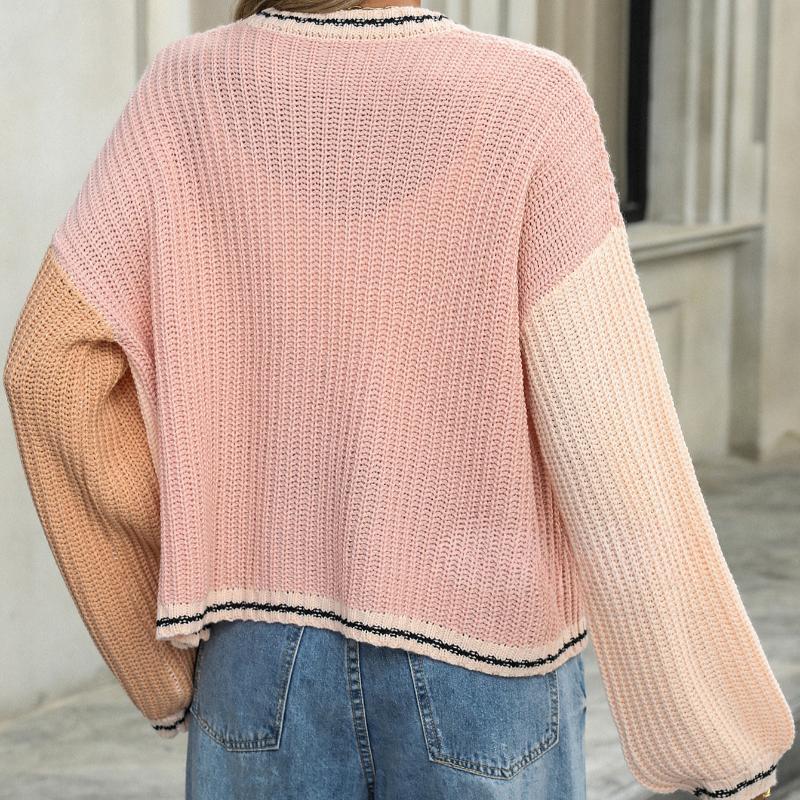 IHUASU Женский осенне-зимний темпераментный дорожный свободный вязаный кардиган куртка джемпер