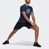 adidas Мужская футболка для бега темно-синяя GJ6457