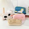 Pen Holder Large Capacity Cartoon Pattern Oxford Cloth Creative Colorful Pencil Case Bags for Students