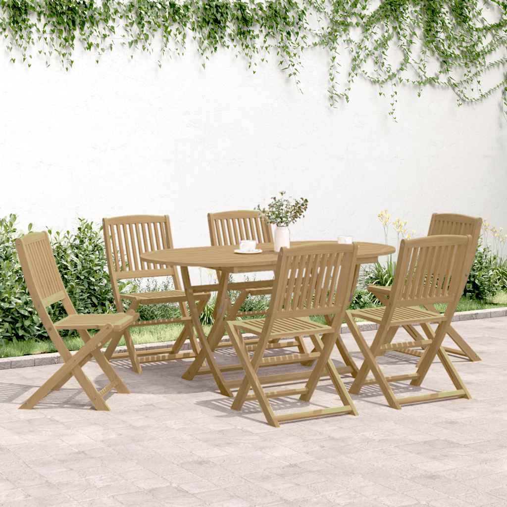 Garden Chairs 6 pcs. Foldable 44 x 50 x 88 cm Solid Acacia Wood