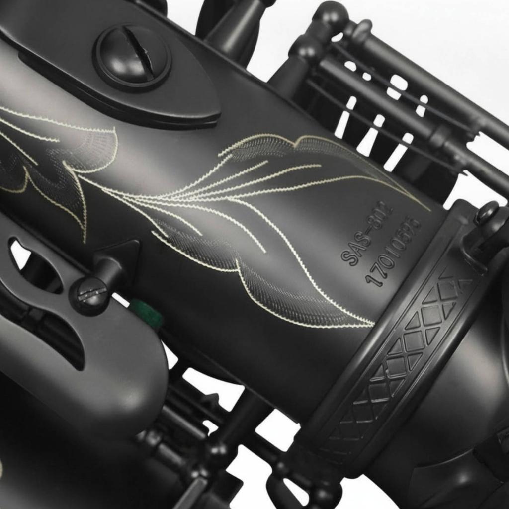 Alto Saxophone with Carrying Carrier Engraved for Practice, Stage