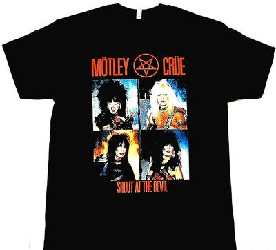 Футболка MOTLEY CRUE Классический Рок Хэви-Метал Футболка Мужская Черная Новая Унисекс Футболка