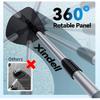 Инструмент для очистки лобового стекла XINDELL – Вращающаяся на 360° головка с выдвижной ручкой, липучие микрофибровые накладки для быстрого крепления и снятия, для сухой/влажной очистки стекол