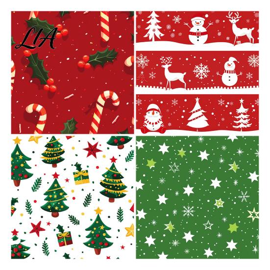 DIY Card Making Supplies 12 Sheet Christmas Scrapbook Paper, Winter Holiday Craft 5.9 x Inch Tree Snowflake Festive Scrapbooking Materials Snowman