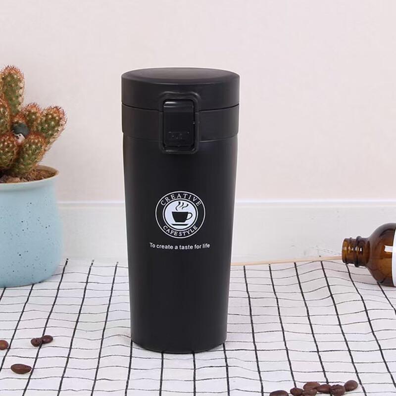 Stainless Steel Pop-Up Thermos with Tea Infuser