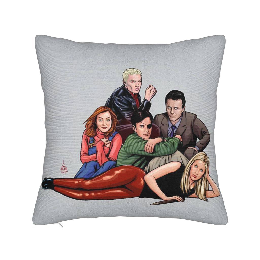 Pillow Case Buffys the V-Vampire Slayer Comfy Pillow Cover For Office Car Home Decor Cute Funny Pillowcases