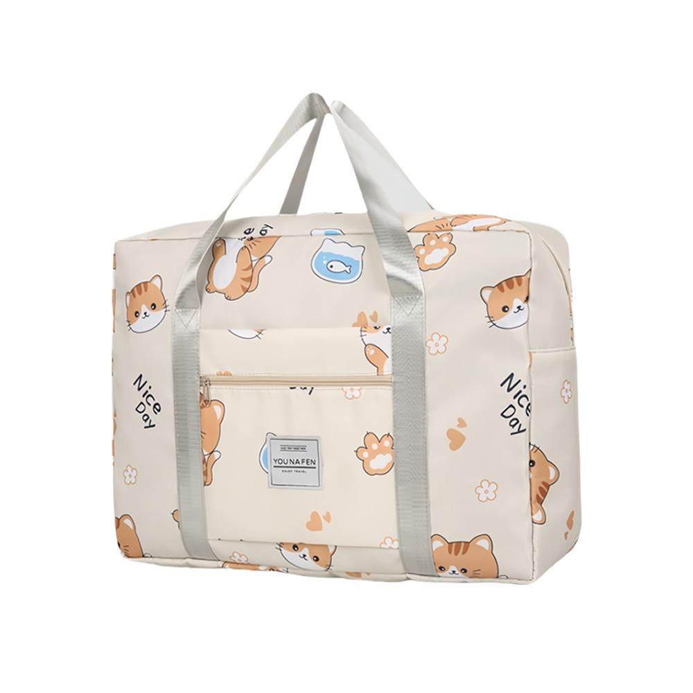 Cartoon Handheld Storage Bag Casual Sport Training Bag Student Quilt Storage Bag Business Trip
