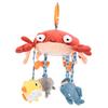 Детская кроватка Мобильная детская кровать Погремушки Подвесной плюшевый краб Игрушки-колокольчики Подвеска для коляски для новорожденного