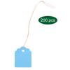 200pcs PVC Hanging Flower Plant Seed Name Tag Label Marker Sign Outdoor Blue