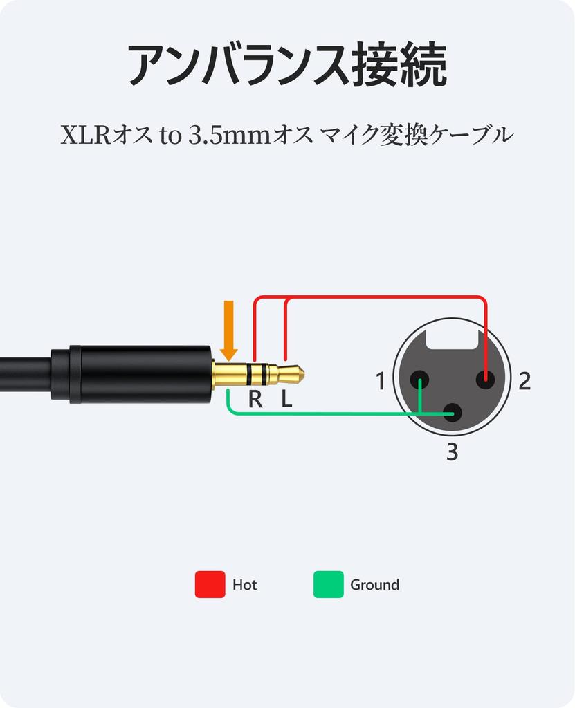 К xlr NIMASO к XLR кабель-переходник несбалансированное соединение микрофонный кабель xlr кабель-переходник мужчина к мужчине NCA22L632 3,5 мм 3,5 мм (мужской) (мужской)