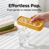 1/2/3pcs Mini Square Ice Cube Mold Easy-Release Plastic Ice Cube Tray Freezer Ice Cube Maker For Whisky&Drinks 5 Grids Ice Mould