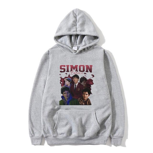 Свитшот с графикой Simon Eriksson Omar Rudberg для мужчин и женщин, повседневный винтажный свитшот, мужской пуловер с капюшоном из высококачественного флиса и хлопка