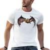 Flying Sky Puppy Cartoon Flying Fox Bat TShirt Casual Trendy Short Sleeve TShirt