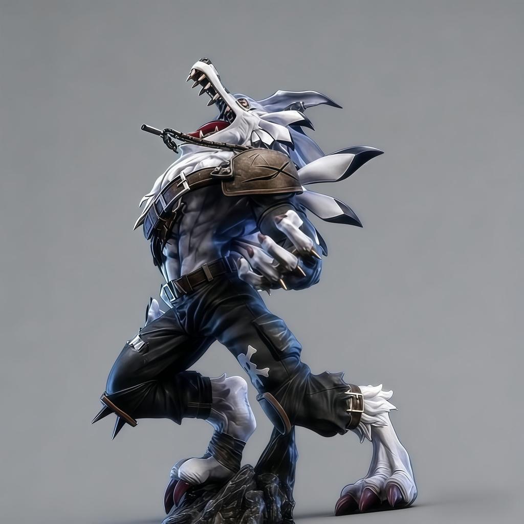 Новые фигурки из аниме Digimon Adventure Фигурка Гарурумона ПВХ Фигурка на шарнирах Статуэтка Коллекция Модель для хобби Кукла Игрушки Рождественские подарки