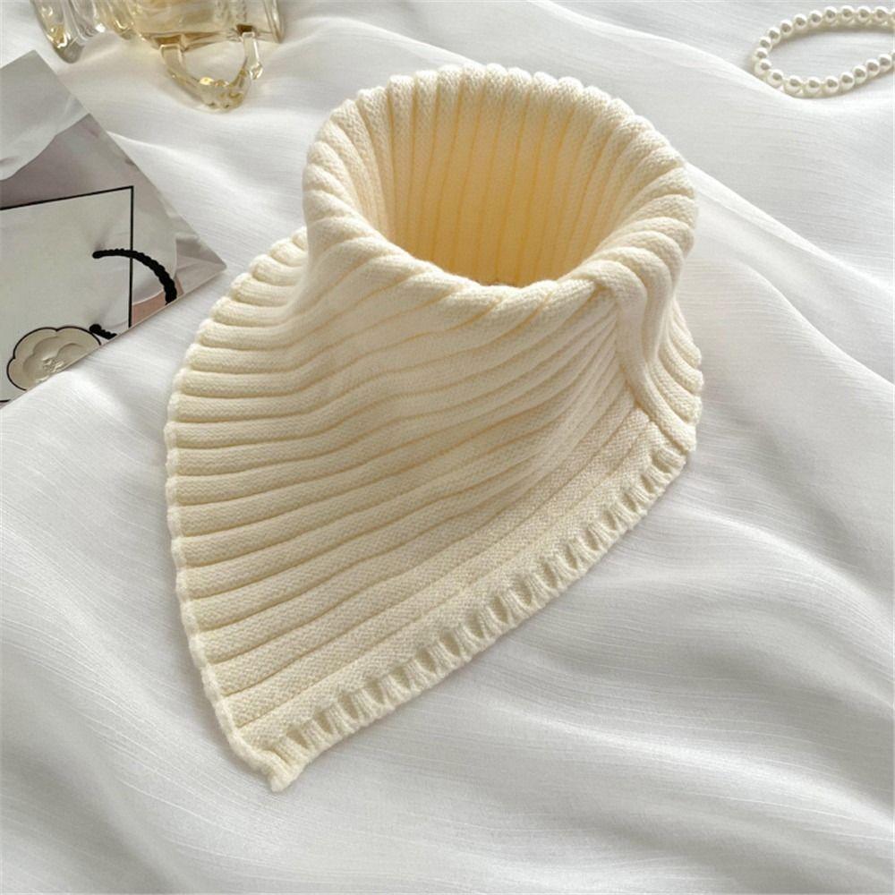 Fashion Detachable Warm Neck Warmer Turtleneck Knitted Fake Collar Scarf