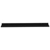 VidaXL Wall Shelves 2 Pcs Black 115x9x3 Cm