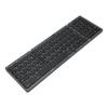 Foldable Bluetooth Keyboard with Numeric Key 81 Keys Battery Powered Type C Interface Pocket Size