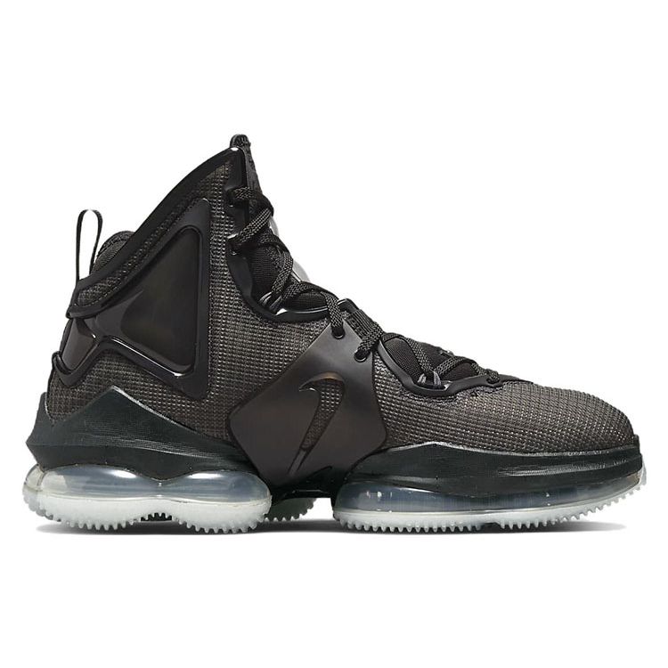 Nike Кроссовки LeBron 19 Black Green Glow Unisex Anthracite CZ0203-003