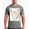Vintage Map Of Tasunisexia (1837) Tshirt Summer Casual Cotton Tee Oversized Streetwear Tops Vintage Graphic Print 100 Cotton
