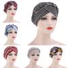 Elastic Women Tie Dye Braid Muslim Turban Hat Hijab Cap Hair Scarf Headwear