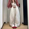 Дядя Редис брюки с высокой посадкой и широкими штанинами женские летние ленивый ветер свободные и тонкие повседневные брюки драпирующиеся универсальные спортивные штаны