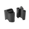 2x CNC Handlebar Riser Clamp for Harley XL 1200x Forty-Eight 2010-2017