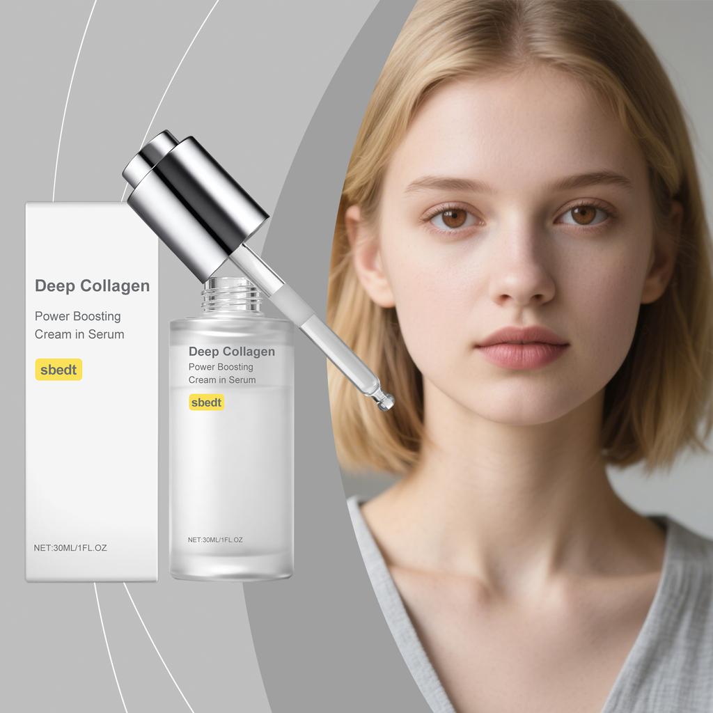 Глубокая сыворотка с коллагеном Увлажняющая Осветляющая тон кожи Улучшение мелких морщин Повышение эластичности Подтягивающая Увлажнение Корейский уход за кожей