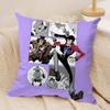 AArsene Lupin The Third Cushion Cover Silky Short Plush Invisible Zipper Dustproof Sofa Pillow Case for Home Decor