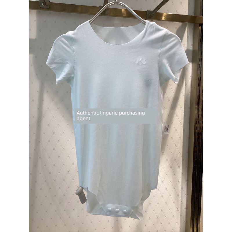 Ab145/245/345G822 Aimer Детский комбинезон-боди унисекс из мягкой кожи с коротким рукавом, без ножек