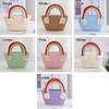 Storage Basket Picnic Basket Organizert Box Handbags Weaving Bag Woven Pouch Cotton Rope Woven Bag