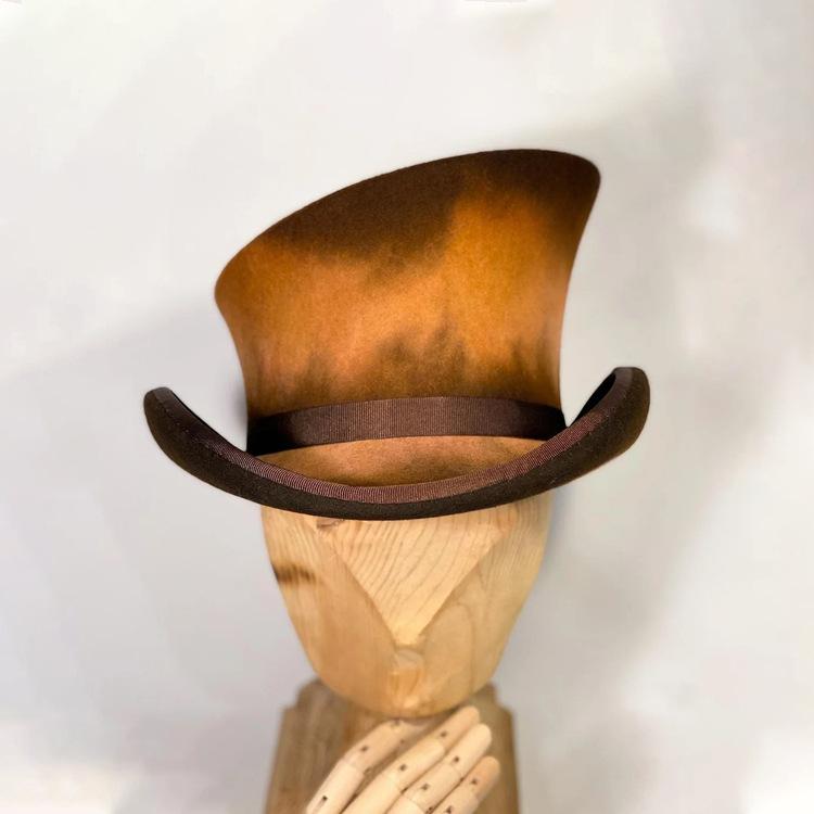 Cross-border Hot-selling Fashion Semi-handmade 6-Panel Adjustable Spring Autumn Europe America Style Turn-up Ribbon Decorative