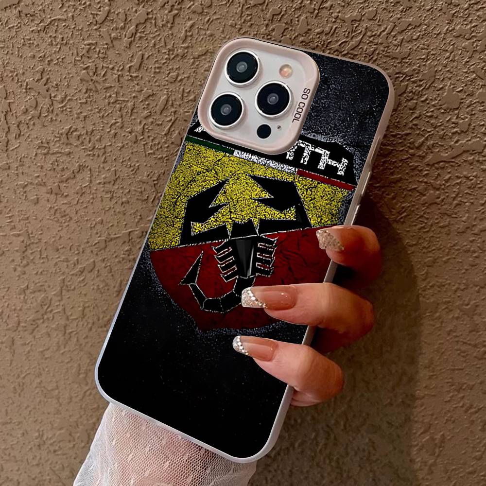 Чехлы для телефона A-AbarthS-S Логотип Для IPhone 17 16 15 14 13 12 11 Plus Pro Max Pro Цвет Матовый Чехол