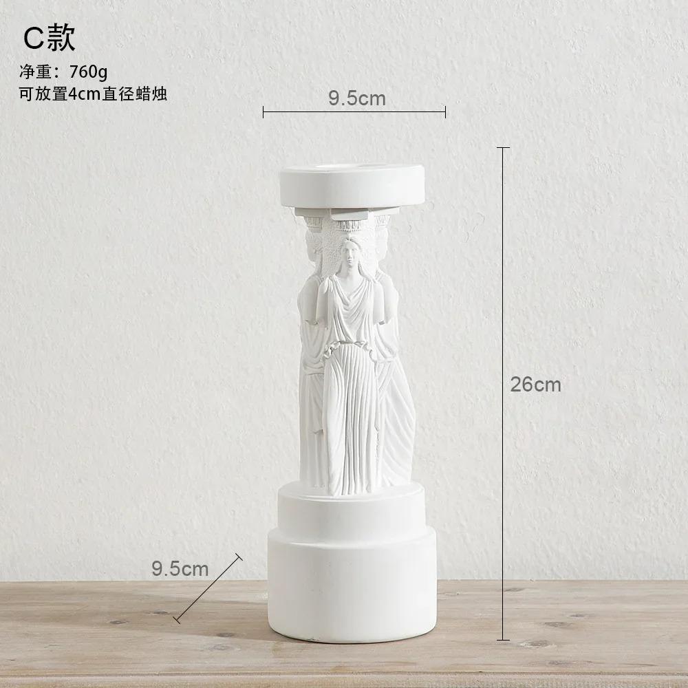 Римские колонны, статуи, греческие колонны, подсвечник, смоляная подставка для подсвечника, украшение свадебного стола, декоративная фигурка для дома и сада