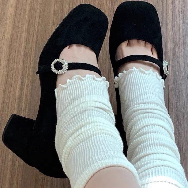 2024 Новые женские босоножки Летние удобные высокие каблуки Толстый каблук Открытый носок Нескользящие мягкие женские босоножки на платформе