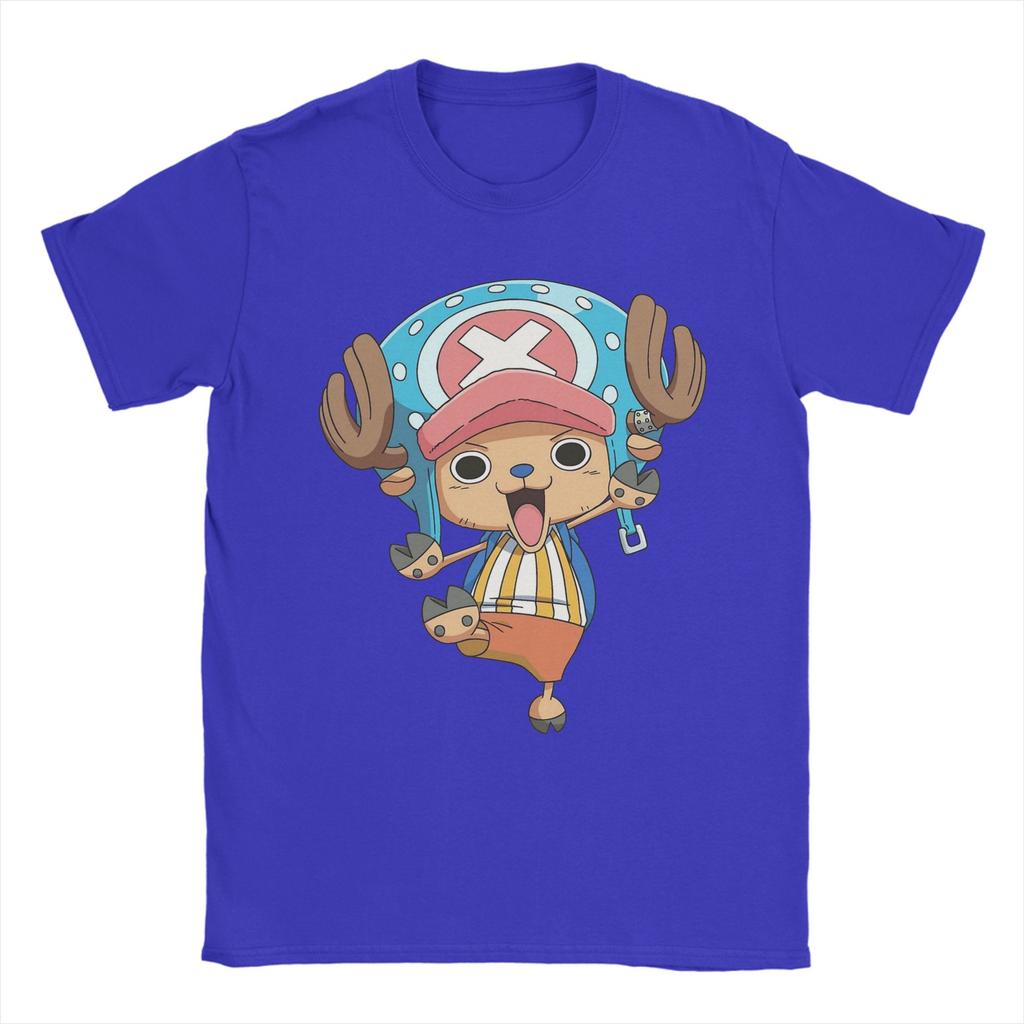 Tony Tony Chopper One Piece Cotton Candy Lover Unisex Womens T Shirts Tees Short Sleeve TShirts 100 Cotton Plus Size Clothing