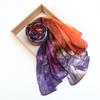 Fragrant Cloud Silk Vintage Scarf Shawl Watercolor Scarf Printed Sun Protection Headscarf