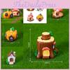 Whimsical Resin Mushroom House Miniature Garden Ornaments For Fairy Tale Decor