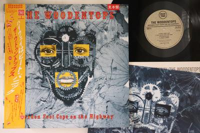 LP Пластинка WOODENTOPS - Деревянные полицейские на шоссе VIL28118PROMO ROUGH TRADE 1988 Япония Оби Поп Б/У