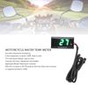   Motorcycle  12V LCD Screen Slim Water Temperature Gauge With 16mm Tee for Motorbike