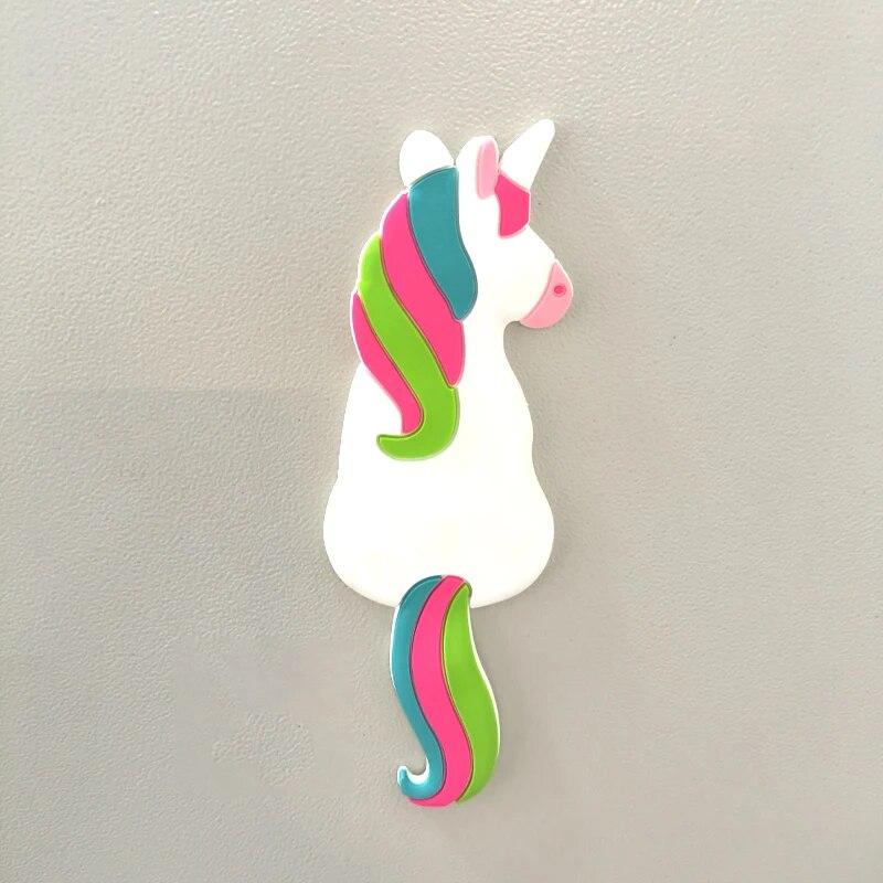 Unicorn Magnetic Hook,Special Design with Magnetic Can Used in Bathroom, Kitchen, Office Bedside Etc. Fridge Magnetic .