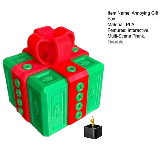 Надоедливый набор подарочных коробок с сюрпризом в виде интерактивной 3D-головоломки с пальцем, винтовой головоломки, двойной коробки для хранения, подарочной коробки для розыгрышей на дни рождения, Рождество, Хэллоуин