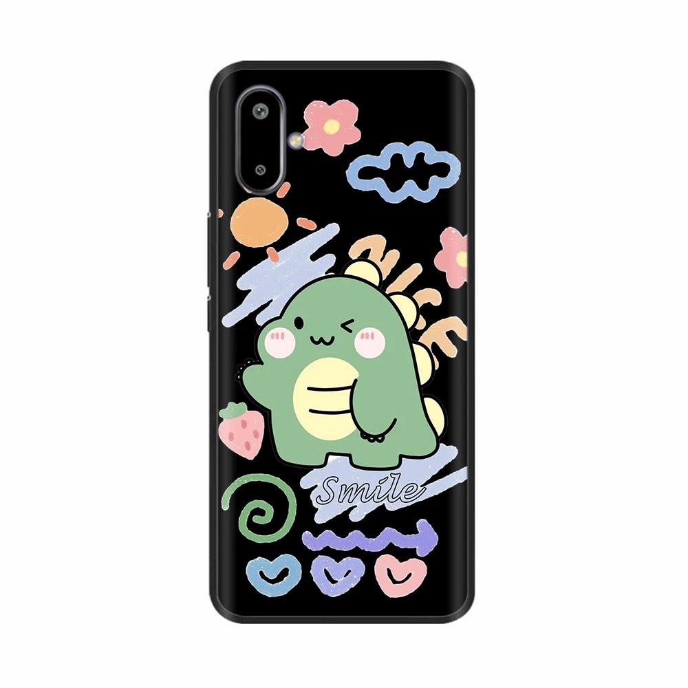 Чехол для Samsung Galaxy M06 5G SM-M066B Фантазийные цветы Корпус телефона Мягкий Тонкий ТПУ Силиконовый чехол Для Galaxy F06 Чехлы для телефона