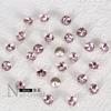 Xiaohongshu Nail Art Diamond, большая упаковка из 500 розовых заостренных нижних бриллиантов в форме капли воды, овальных бриллиантов K9 особой формы
