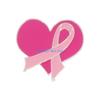 HX6F Health Awareness Pink Ribbon Brooch for Women's Day Festivities Alloy Lapel Pin