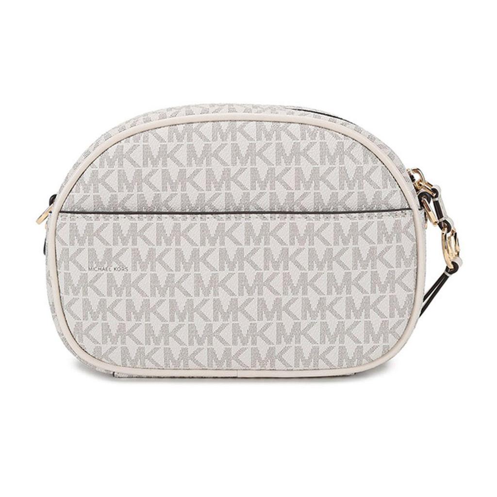 Michael Kors MK Jet Set Charm Монограмма Модная Повседневная Сумка Через Плечо На Плечо Маленькие Женские Сумки Ванильно-Белый 32S1GT9C0B-132