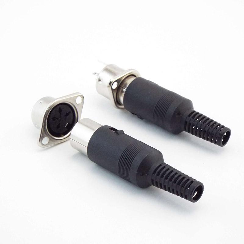 Адаптер аудио DIN 3/4/5/6/7/8 Pin DIN Male Female Plug с пластиковой ручкой Female Socket Корпусной разъем для крепления на панель