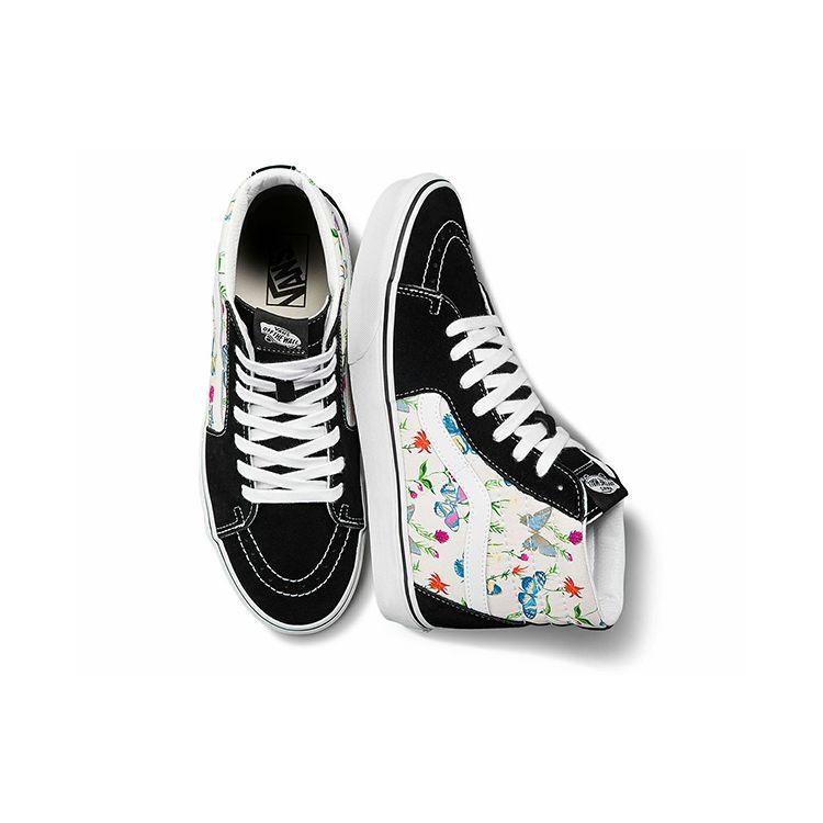 Vans Sk8-Hi Butterfly Floral Marshmallow унисекс кроссовки VN0A5HXVUC0