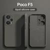 Для Poco F5 PocoF5 Pro Чехол Роскошный квадратный жидкий силиконовый чехол для телефона Xiaomi Poco F5 F 5 F5Pro PocoF5 Pro Противоударный мягкий чехол